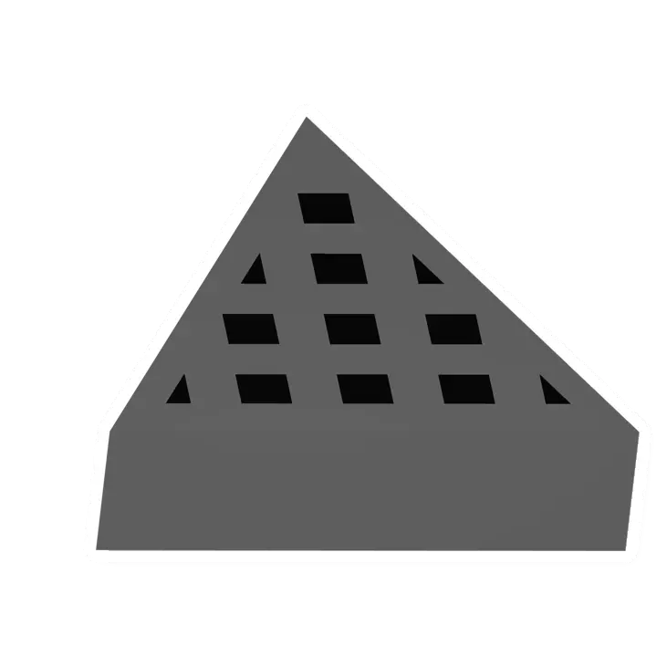 Grate Triangular Roof