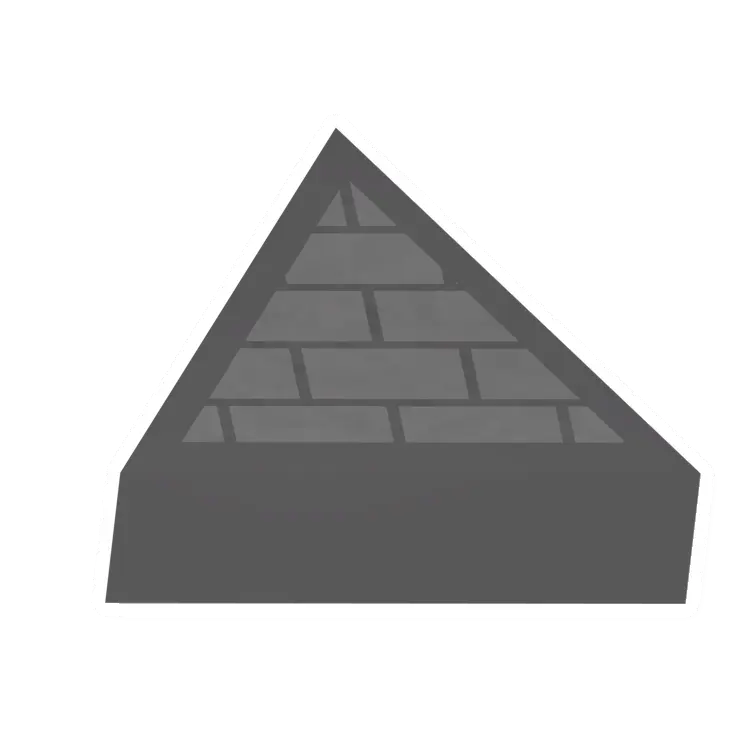 Stone Triangular Roof