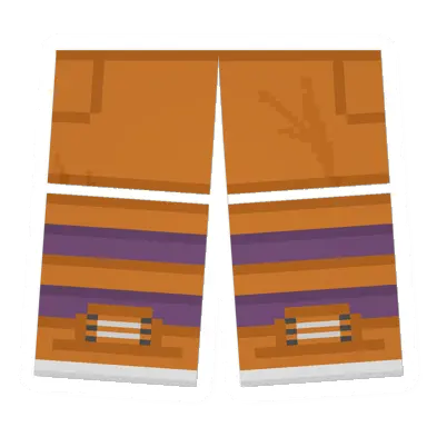 Orange Sawed-Off Shorts (Orange & Purple)