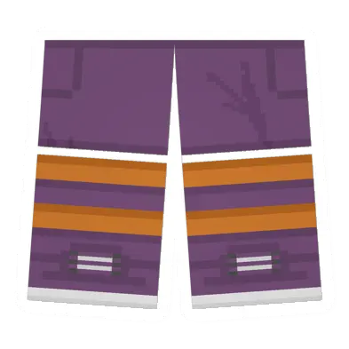 Purple Sawed-Off Shorts (Orange & Purple)