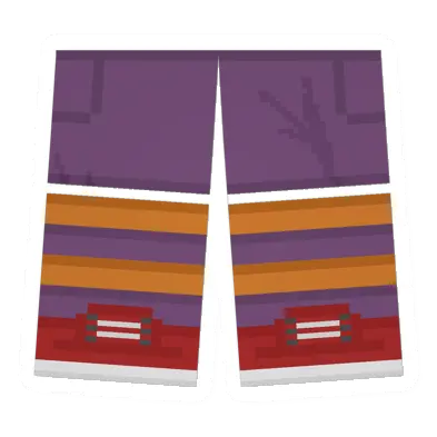 Animator Sawed-Off Shorts (Orange & Purple)