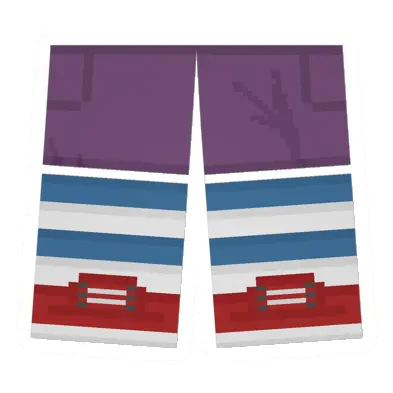 Animator Sawed-Off Shorts (Blue & White)