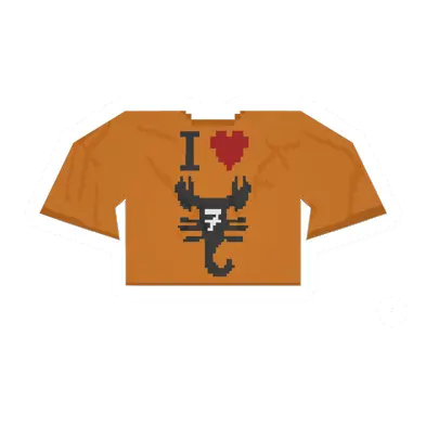 Orange Scorpion-7 Tee