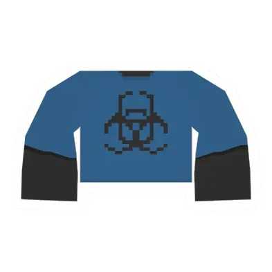 Blue Biohazard Suit Shirt