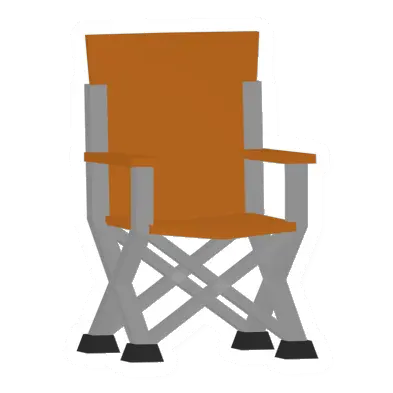 Orange Camp Chair