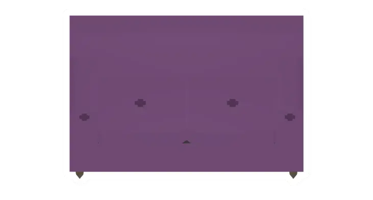 Purple Rectangle Couch