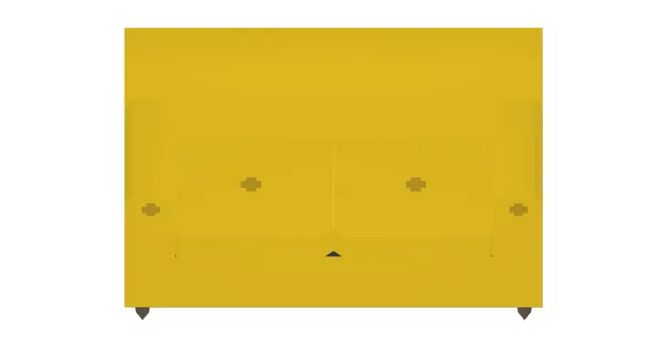 Yellow Rectangle Couch