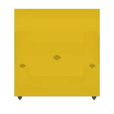 Yellow Square Couch