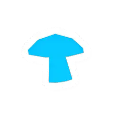 Blue Mushroom