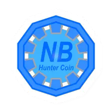 Neon Blue Hunter Coin