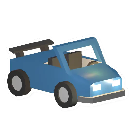Blue Sportscar