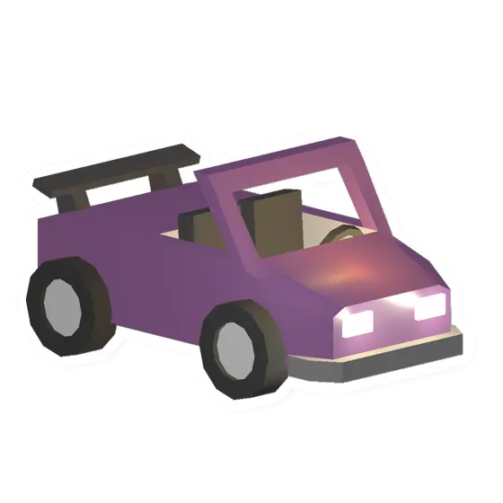 Purple Sportscar