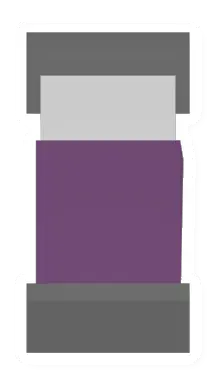 Purple Metal Bed