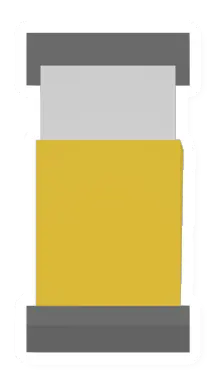 Yellow Metal Bed