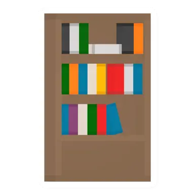 Large Wood Bookshelf