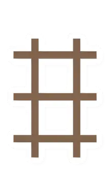 Hatched Half Wall