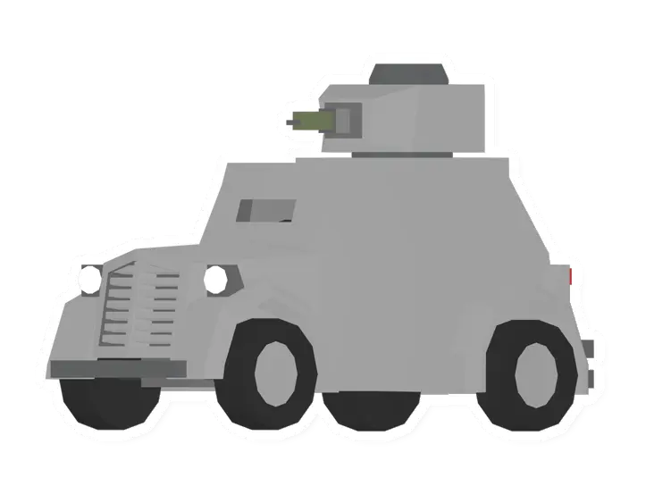 Unturned Light Wheeled Combat Car barricade icon