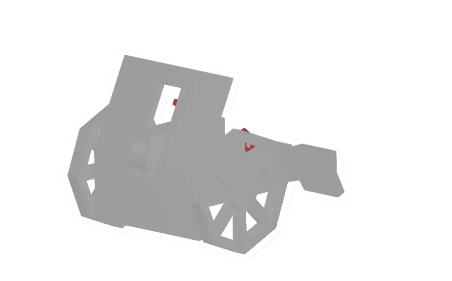 Unturned Heavy Infantry Support Gun barricade icon