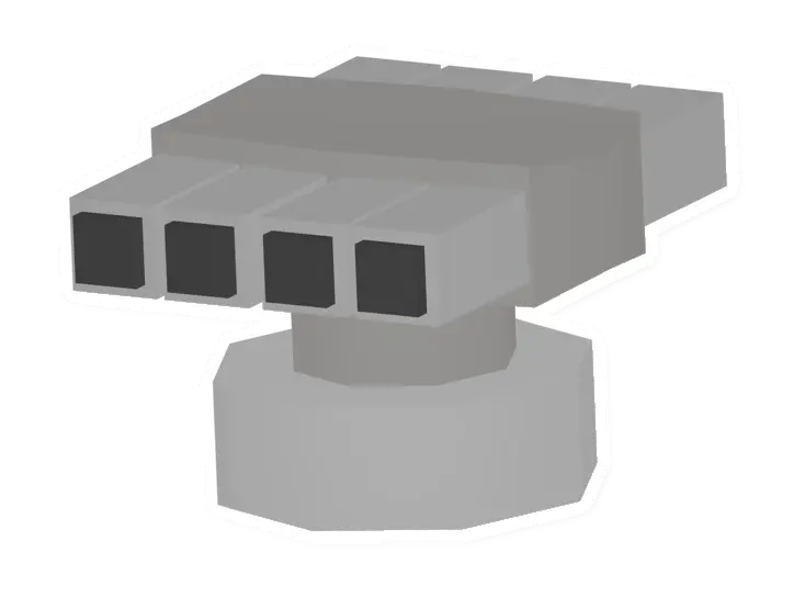 Unturned Quadruple Torpedo Launcher barricade icon