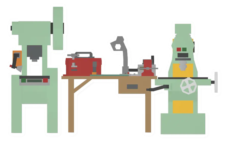 Unturned Upgrade Engineer Workbench barricade icon