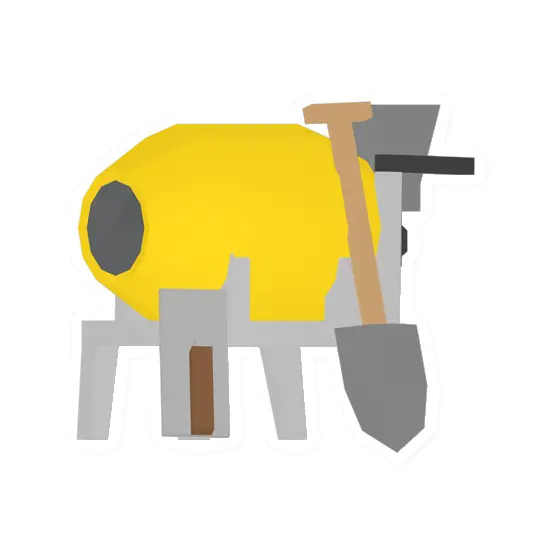 Unturned Concrete Building Tools barricade icon