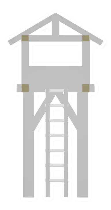 Unturned Birch Watchtower barricade icon