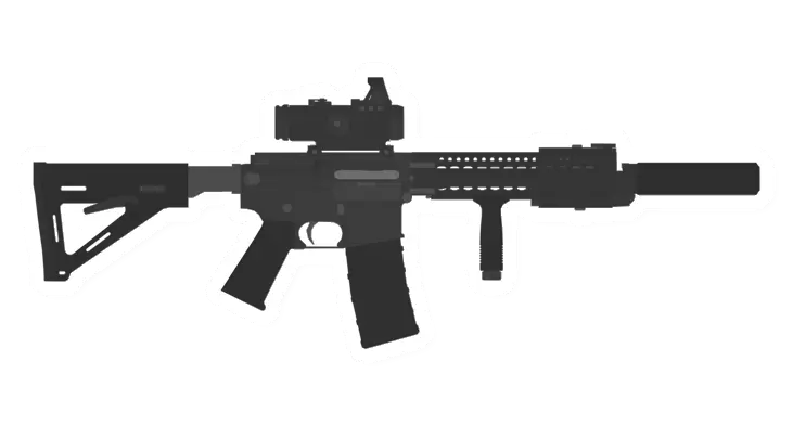 M4A1 SOPMOD II Black Assault Rifle