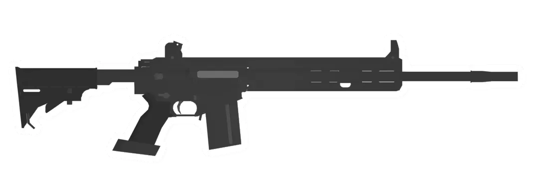 HK417 Prototype Long Barrel Battle Rifle