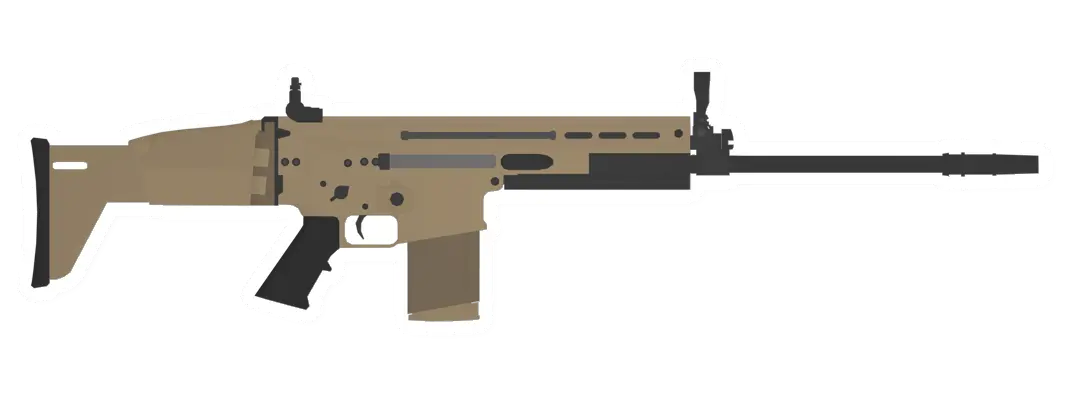 SCAR-H Long Barrel Battle Rifle