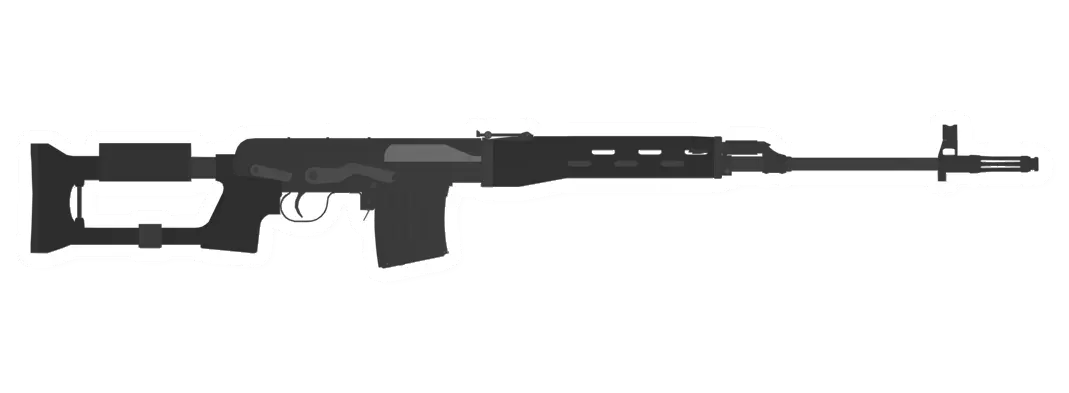 SVD Gray Designated Marksman Rifle