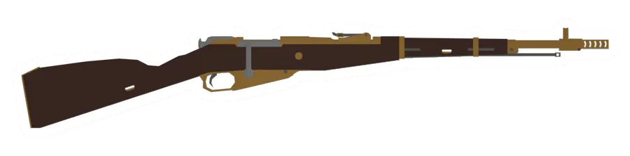 Mosin-Nagant Carbine Golden Sniper Rifle