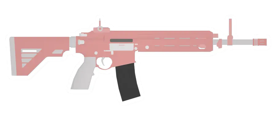 HK416A5 Pink Assault Rifle