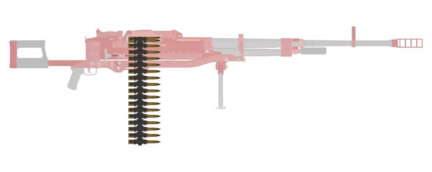 Kord-12.7 Pink Heavy Machinegun