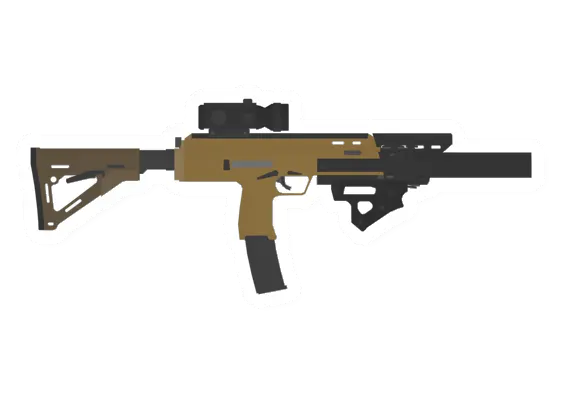 MP7A2 Custom Submachinegun