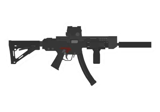 MP5 Swordfish Submachinegun