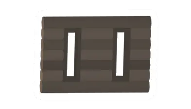 Wooden Vertical Window