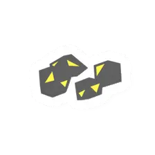Rough gold mine