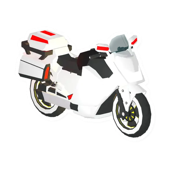 Officer Luna's Police Motorcycle