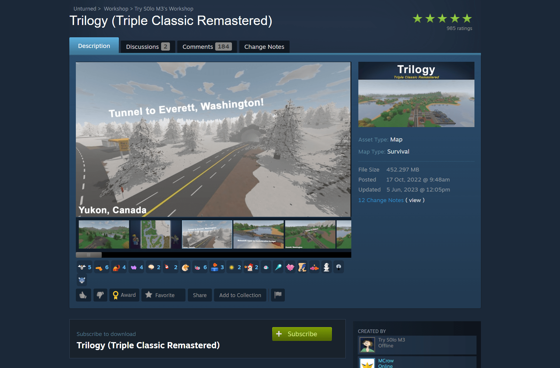 Trilogy on Steam Workshop